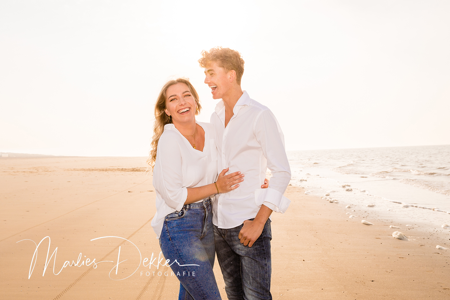 Familie fotoshoot strand Ouddorp Renesse