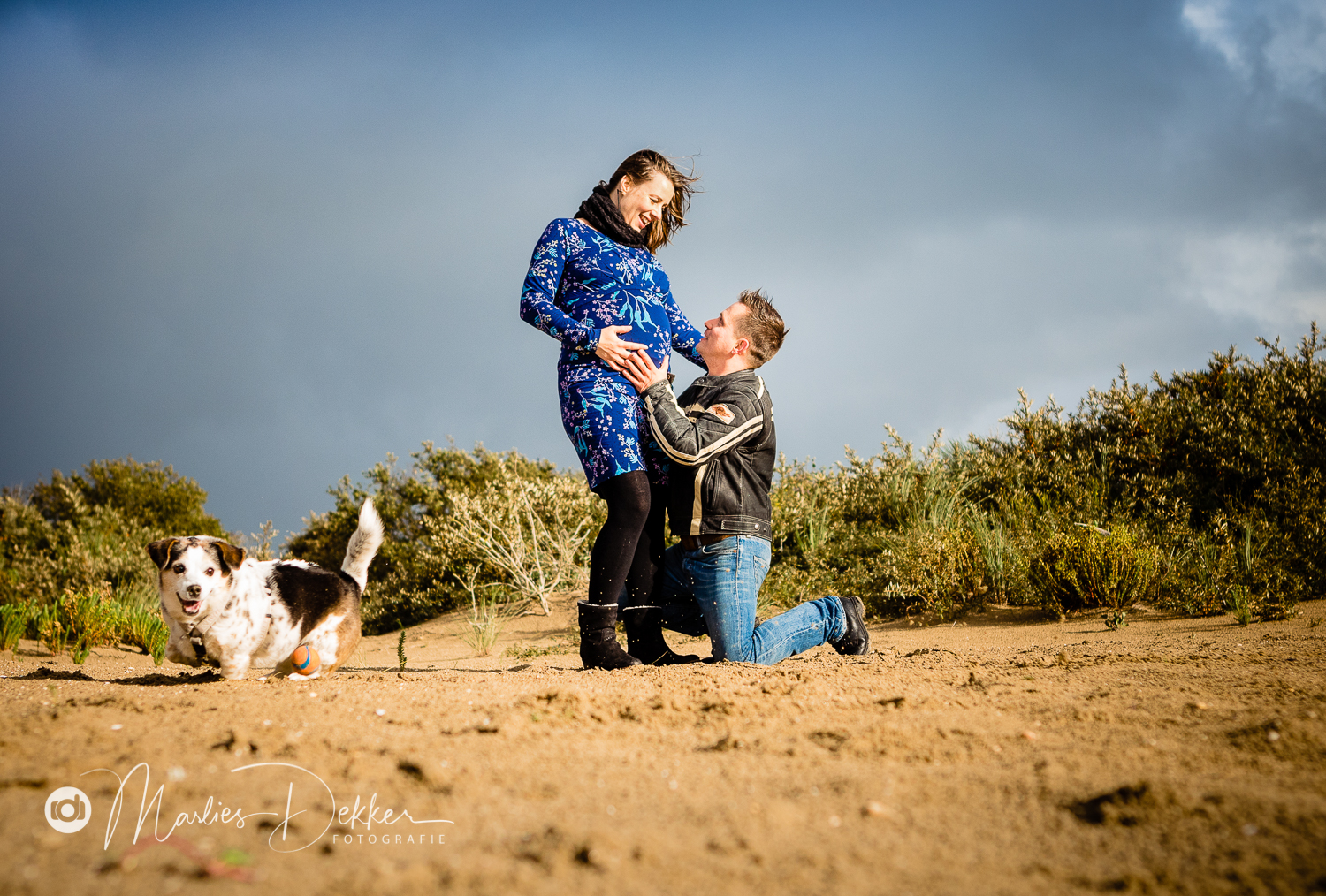 zwangerschapsfotografie loveshoot strand