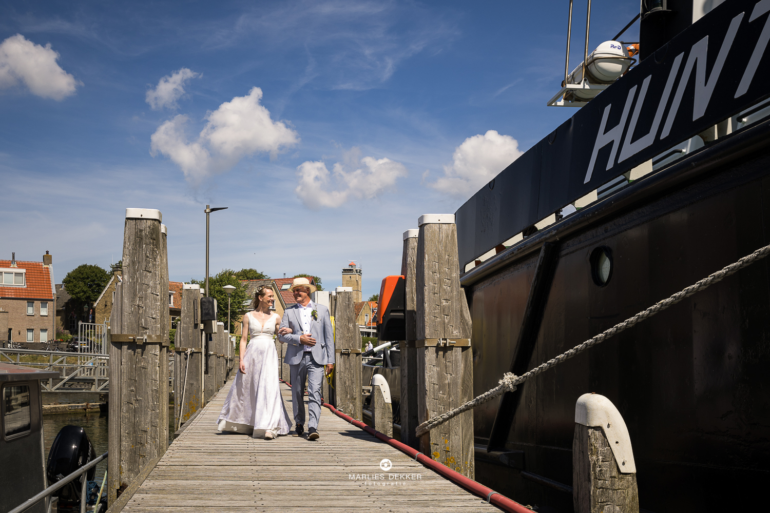 Trouwen op een boot trouwfotograaf Rotterdam Friesland