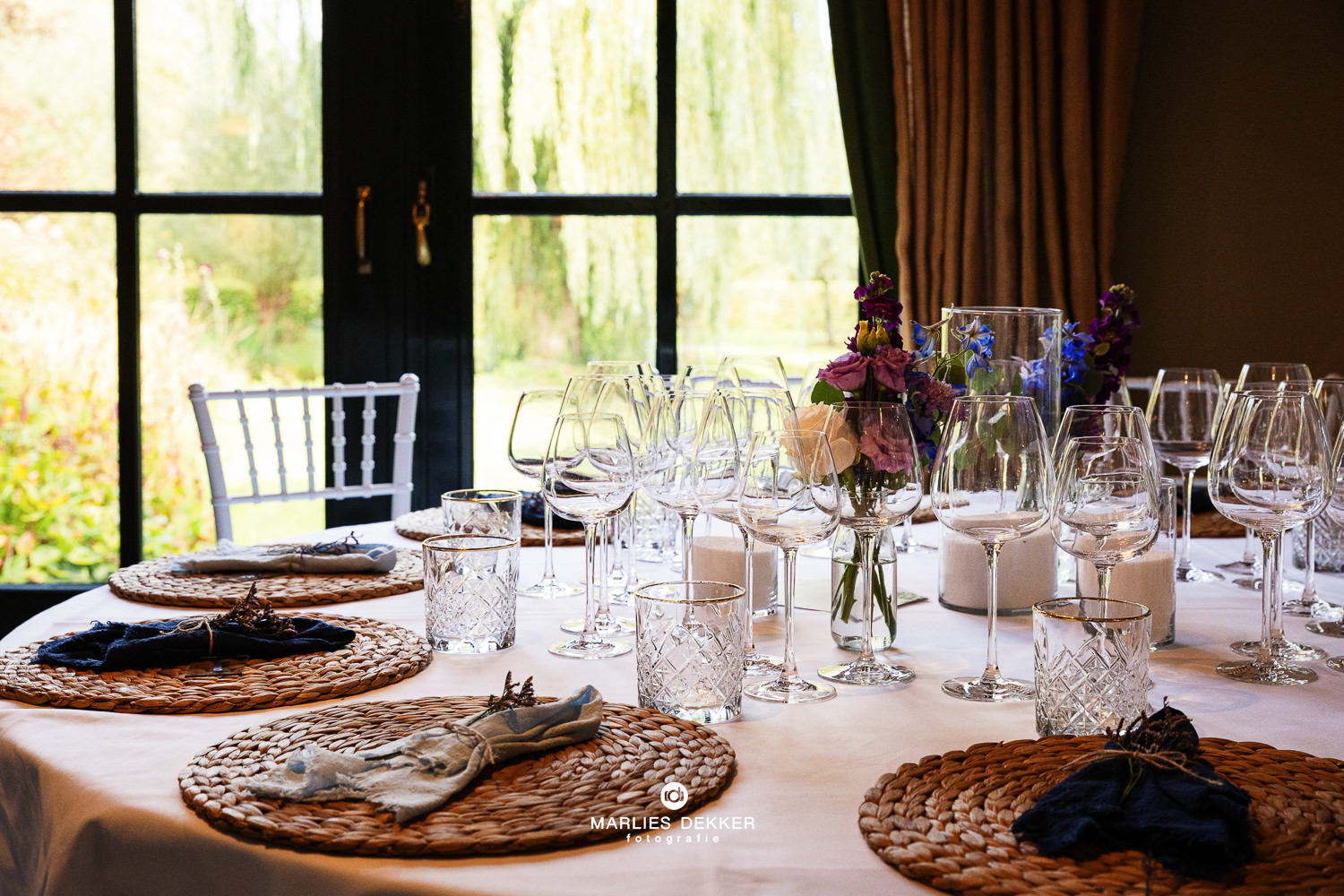 Trouwen bij het Land van Belofte in Moerkapelle bij Rotterdam; het diner