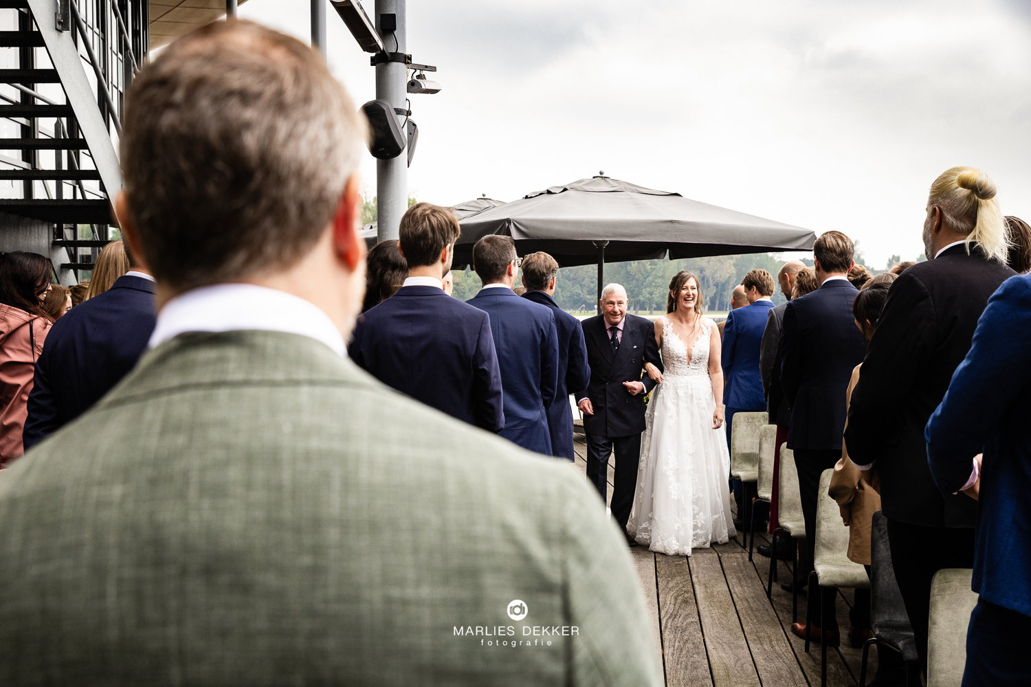 Trouwen trouwfotograaf Boathouse Rotterdam, de bruidsceremonie